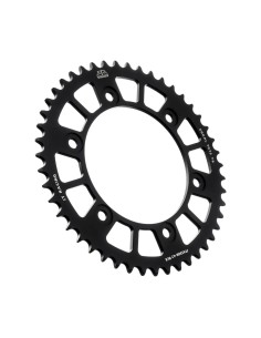 corona moto jt sprockets 47 dientes p 520 aluminio negro jta1308 47blk