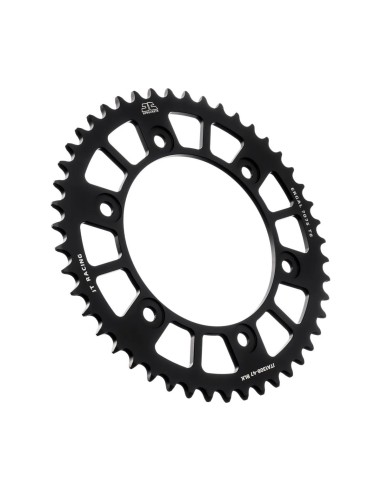 corona moto jt sprockets 47 dientes p 520 aluminio negro jta1308 47blk