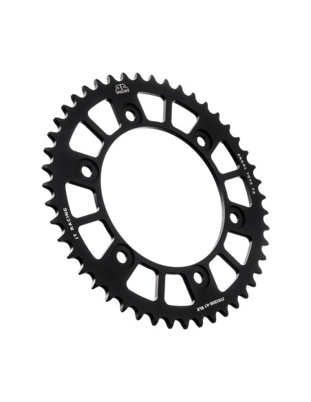 corona moto jt sprockets 47 dientes p 520 aluminio negro jta1308 47blk