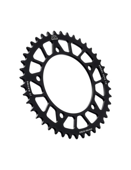 corona moto jt sprockets 42 dientes p 520 aluminio negro jta1793 42blk