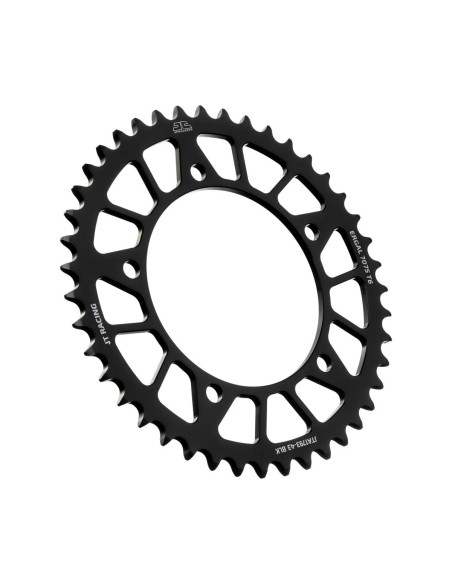 corona moto jt sprockets 43 dientes p 520 aluminio negro jta1793 43blk