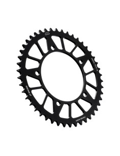 corona moto jt sprockets 46 dientes p 520 aluminio negro jta1793 46blk