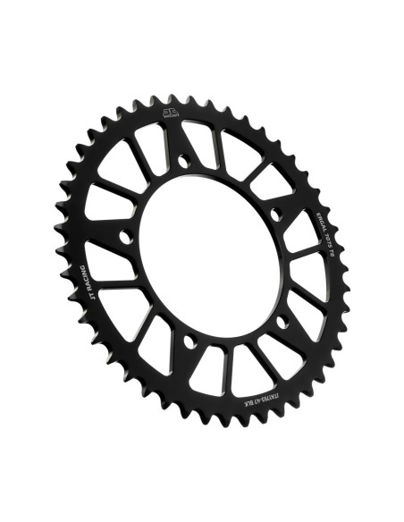 corona moto jt sprockets 47 dientes p 520 aluminio negro jta1793 47blk