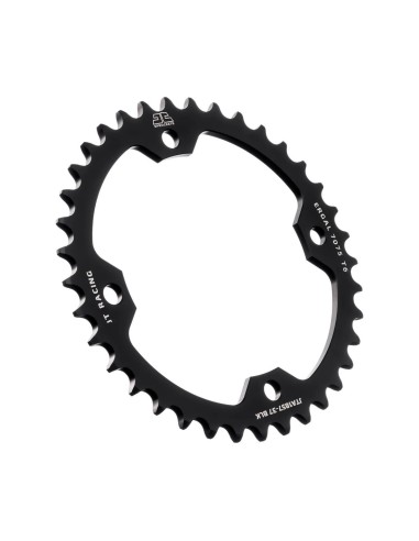 corona moto jt sprockets de aluminio de 37 dientes jta1857 37blk