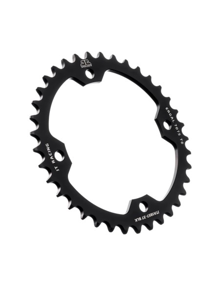 corona moto jt sprockets de aluminio de 37 dientes jta1857 37blk