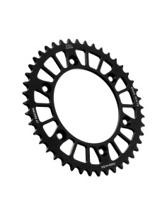 corona moto jt sprockets 44 dientes p 520 aluminio negro jta210 44blk