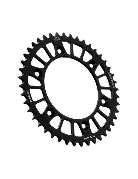 corona moto jt sprockets 44 dientes p 520 aluminio negro jta210 44blk