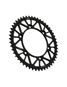 corona moto jt sprockets de aluminio de 50 dientes jta251 50blk