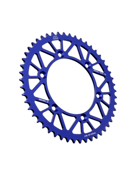 corona moto jt sprockets de aluminio de 50 dientes jta251 50blu