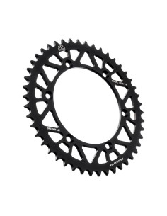 corona moto jt sprockets de aluminio de 46 dientes jta460 46blk