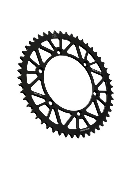 corona moto jt sprockets de aluminio de 50 dientes jta460 50blk