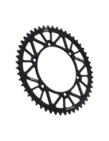 corona moto jt sprockets de aluminio de 51 dientes jta460 51blk