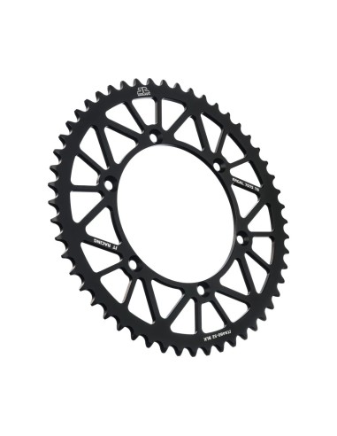 corona moto jt sprockets de aluminio de 52 dientes jta460 52blk