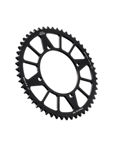 corona moto jt sprockets de aluminio de 52 dientes jta461 52blk