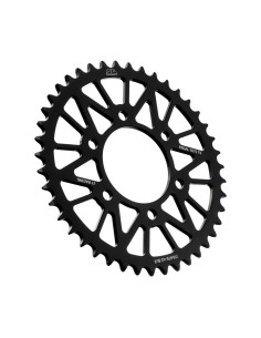 corona moto jt sprockets 43 dientes p 520 aluminio negro jta478 43blk