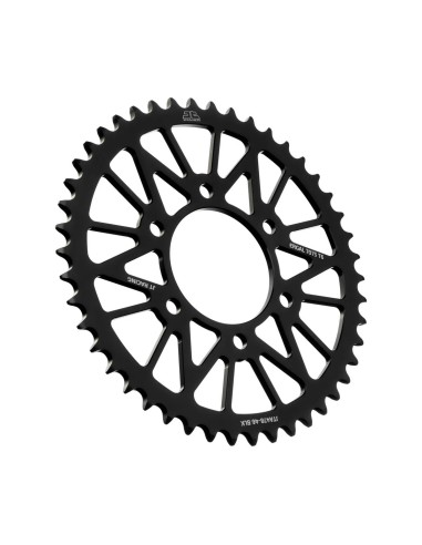 corona moto jt sprockets 46 dientes p 520 aluminio negro jta478 46blk