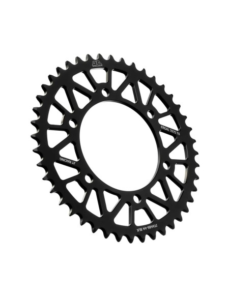corona moto jt sprockets 44 dientes p 520 aluminio negro jta486 44blk