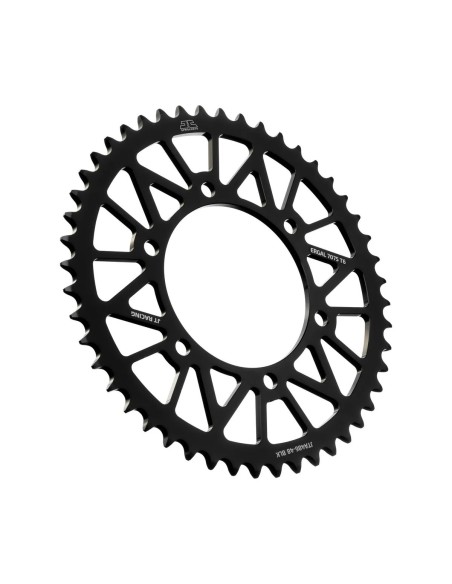 corona moto jt sprockets 48 dientes p 520 aluminio negro jta486 48blk