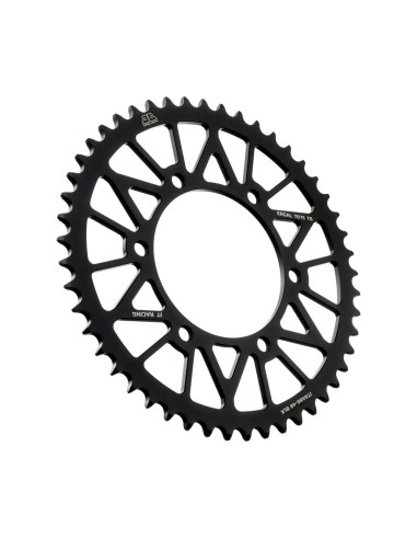 corona moto jt sprockets 49 dientes p 520 aluminio negro jta486 49blk