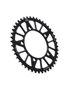 corona moto jt sprockets 44 dientes p 520 aluminio negro jta75 44blk