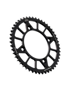 corona moto jt sprockets de aluminio de 49 dientes jta798 49blk