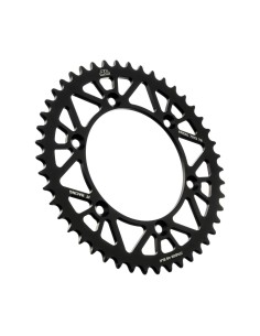 corona moto jt sprockets de aluminio de 46 dientes jta808 46blk