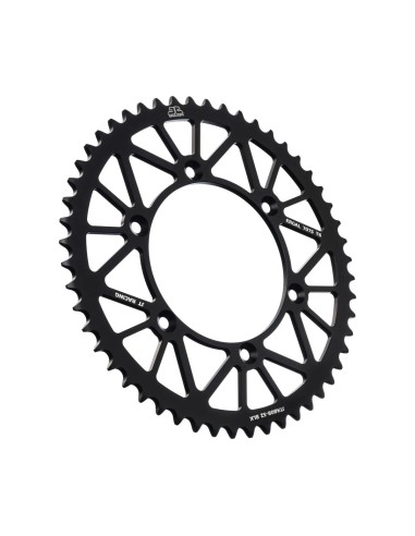 corona moto jt sprockets 52 dientes p 520 aluminio negro jta808 52blk