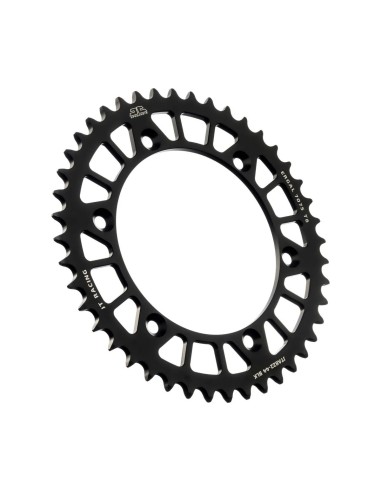 corona moto jt sprockets de aluminio de 44 dientes jta822 44blk