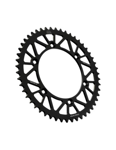 corona moto jt sprockets de aluminio de 50 dientes jta822 50blk