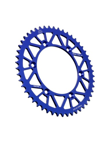 corona moto jt sprockets de aluminio de 50 dientes jta822 50blu