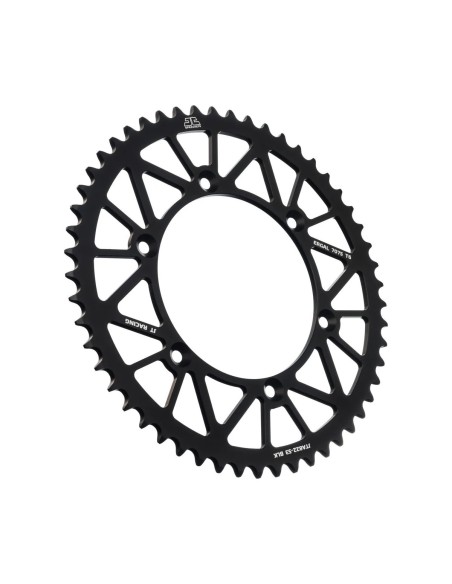 corona moto jt sprockets 53 dientes p 520 aluminio negro jta822 53blk
