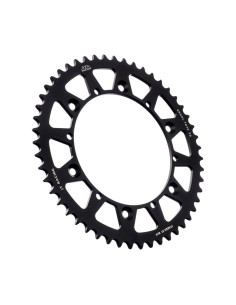 corona moto jt sprockets 51 dientes p 520 aluminio negro jta853 51blk
