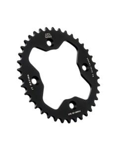 corona moto jt sprockets de aluminio de 38 dientes jta881 38blk