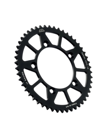 corona moto jt sprockets 50 dientes p 520 aluminio negro jta894 50blk