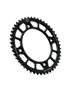 corona moto jt sprockets 47 dientes p 520 aluminio negro jta895 47blk