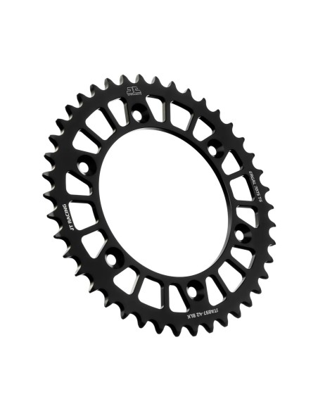 corona moto jt sprockets de aluminio de 42 dientes jta897 42blk