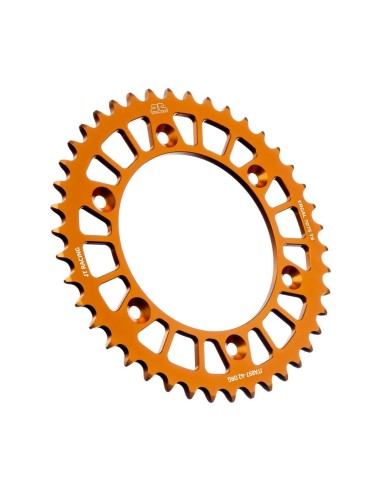 corona moto jt sprockets 42 dientes p 520 alum naranja jta897 42org