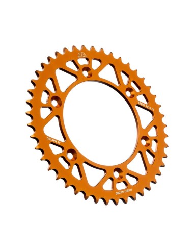 corona moto jt sprockets 45 dientes p 520 alum naranja jta897 45org