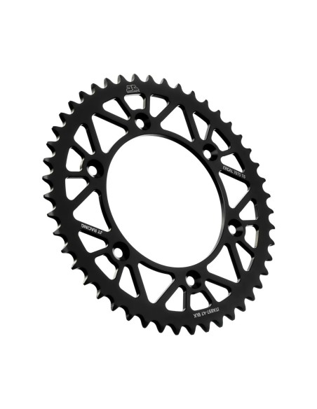 corona moto jt sprockets 47 dientes p 520 aluminio negro jta897 47blk