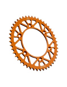 corona moto jt sprockets 47 dientes aluminio naranja jta897 47org