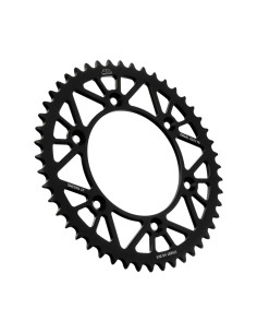 corona moto jt sprockets 48 dientes p 520 aluminio negro jta897 48blk