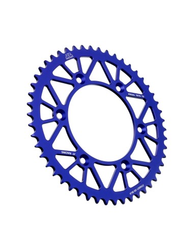 corona moto jt sprockets de aluminio de 50 dientes jta897 50blu