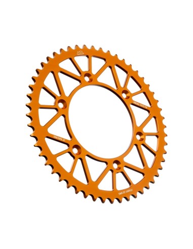 corona moto jt sprockets 52 dientes p 520 alum naranja jta897 52org