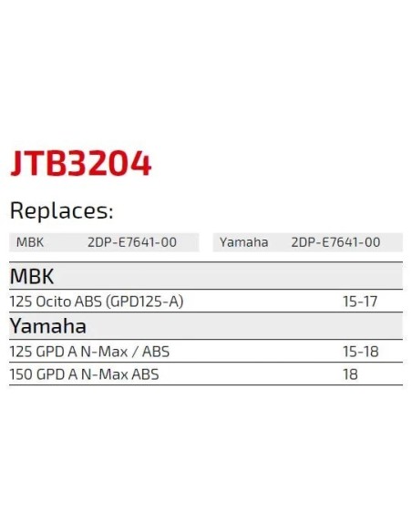 correa jt para yamaha n max 125 y 150