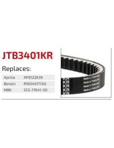 correa moto jt kevlar sym premium jtb7501kr 2