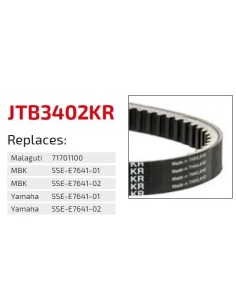 correa moto jt kevlar yamaha premium jtb3401kr 2