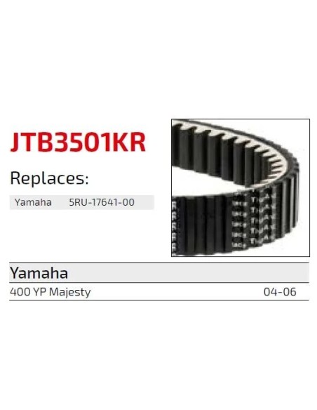 correa moto jt kevlar yamaha premium jtb3402kr