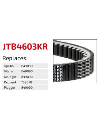 correa moto jt kevlar piaggio premium jtb4601kr