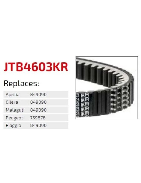 correa moto jt kevlar piaggio premium jtb4601kr