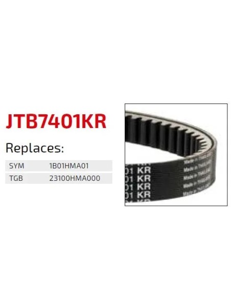 correa moto jt kevlar suzuki premium jtb2501kr